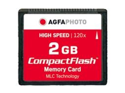 AGFAPHOTO Cartão Memória Compact Flash 2Gb High Speed 120X Mlc