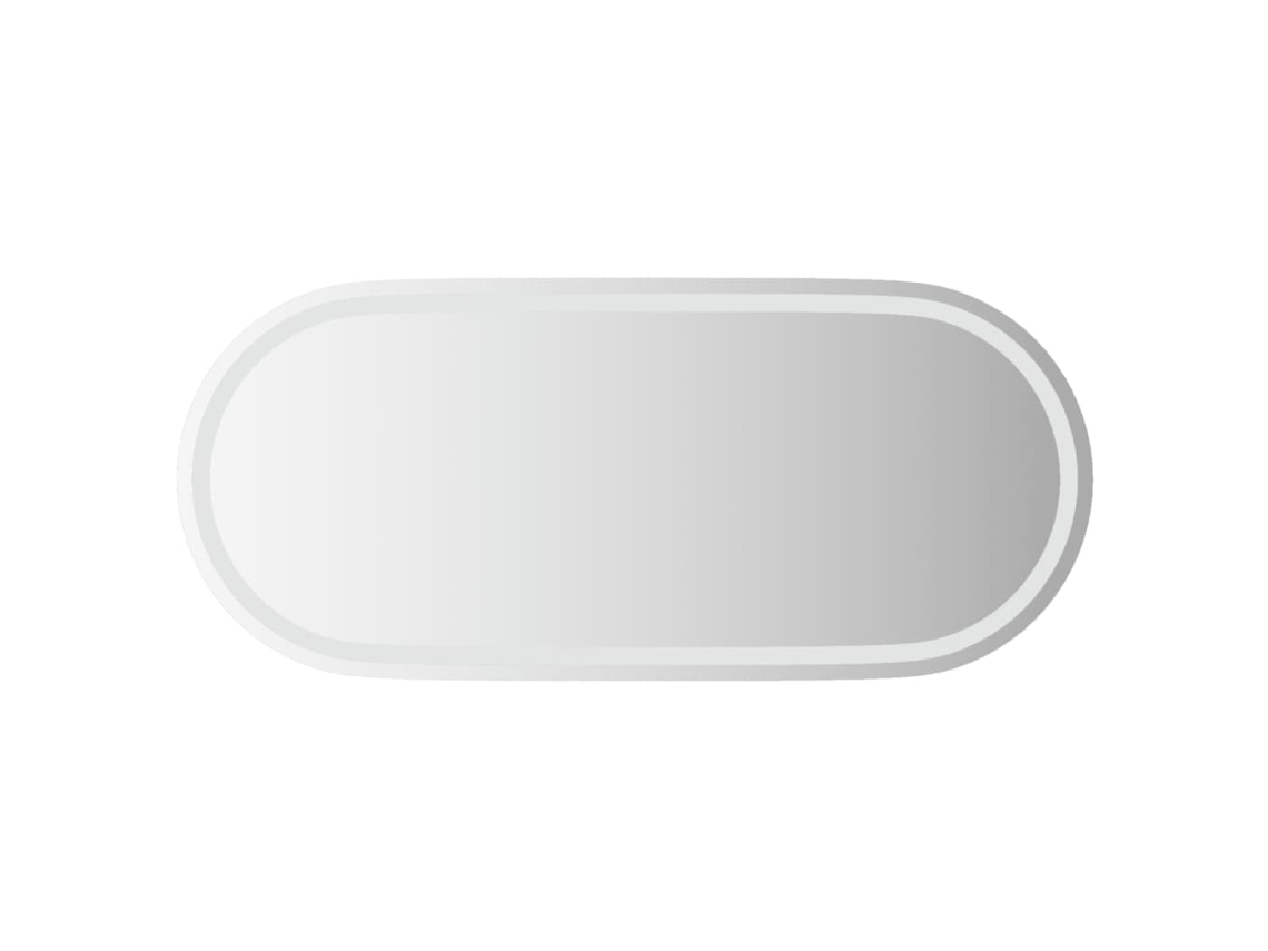 Espelho de casa de banho com luzes led VIDAXL Transparente Vidro (100 x 45 cm)