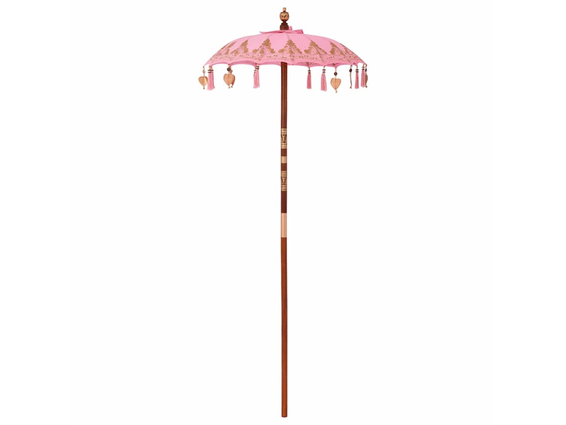 Parasol Balinês Rosa 125 X 125 X 260 Cm HARLANV1