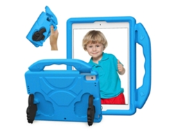 Capa Hengrongshen Ultra Soft EVA para iPad 10.2 (2020) (2019) e Air 10.5 (2019) com suporte para polegar, azul (2021)