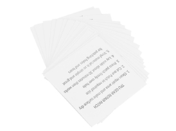 Anéis Numerados Primerox 1 a 100, reutilizáveis, para pernas de aves, galinhas, patos, gansos, brancos