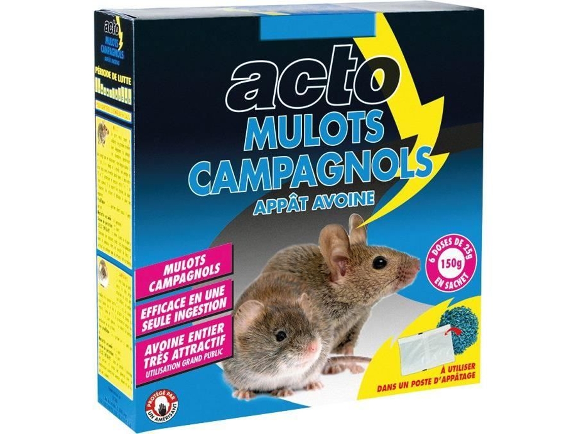 Acto Field Isca Rato Ratazana Aveia 150g