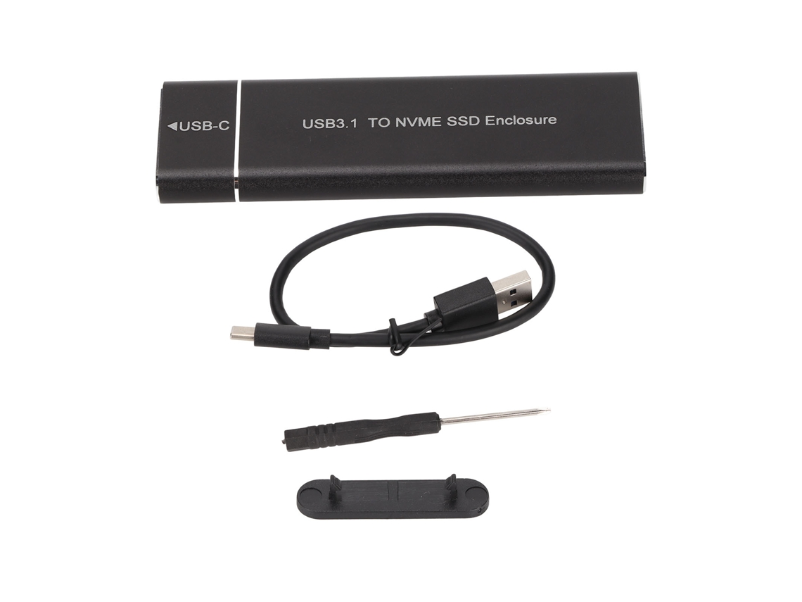 Enclosure Para Ssd Nvme M.2 Adaptador De Ligação Usb 3.1 Tipo C De Ligação Em Ligação Para Pc