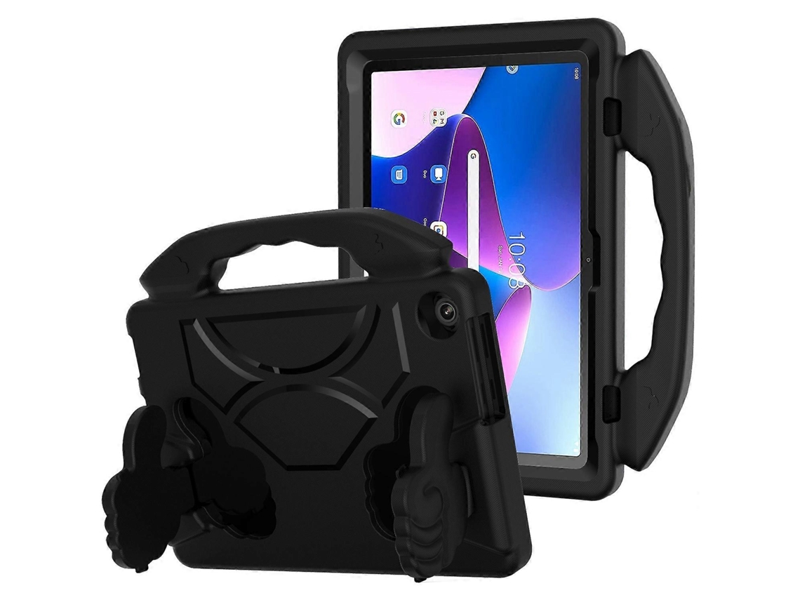 Capa Para Tablet Lenovo Tab M10 3ª Geração 10.1 Tb-328 Com Suporte Para Polegar E Proteção Contra Impactos Em Eva.