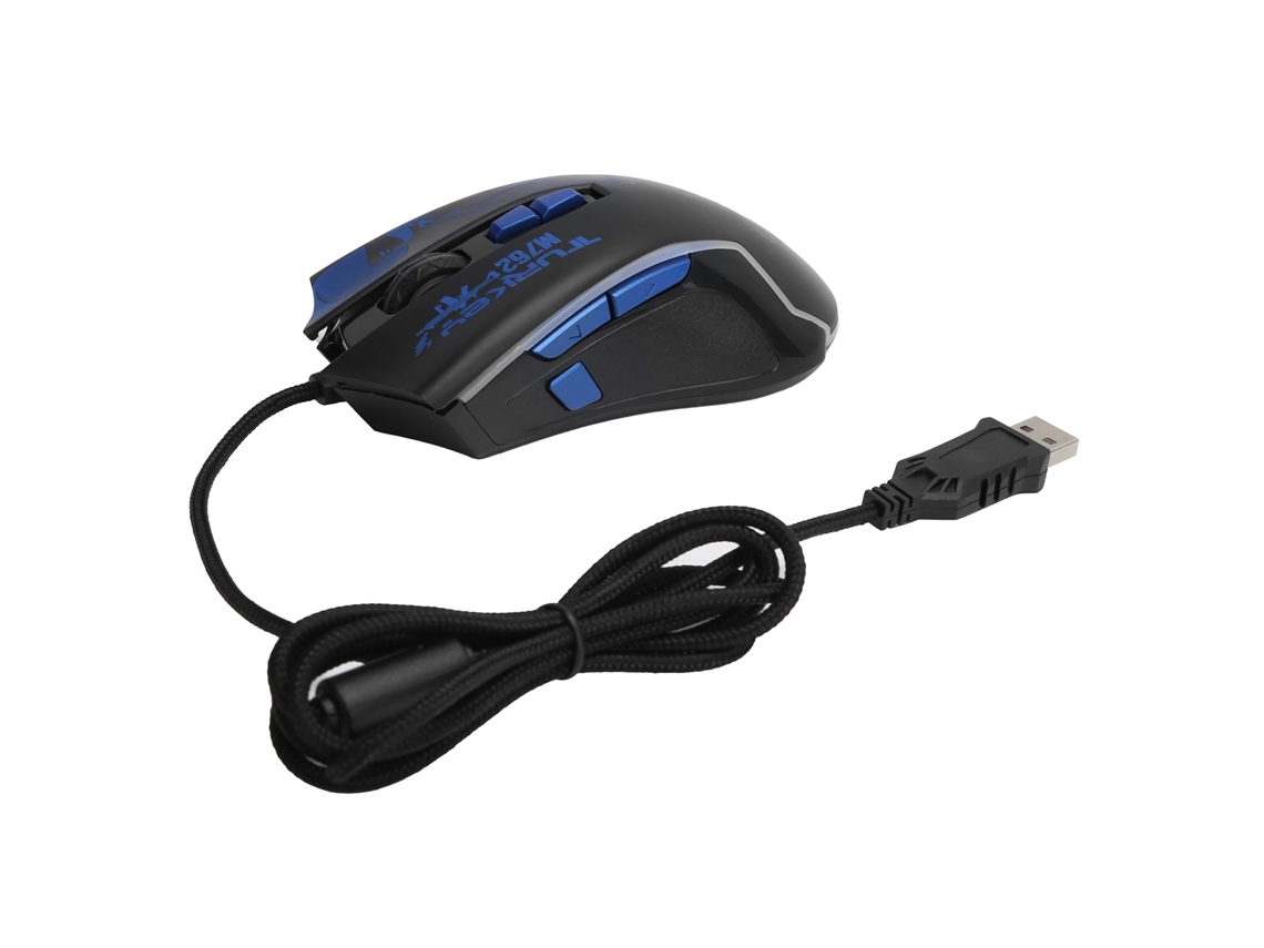 Rato Gamer Rgb Com Fio Para Computador De Escritório