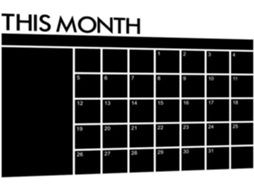 Tableau De Calendrier Amovível Tableau De Planification Pratique Pvc Noir
