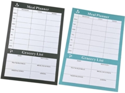 Peças Cahier Menu Hebdomadaire Destacável Planificateur Repas Maison Organizador Alimentation Pour Familles