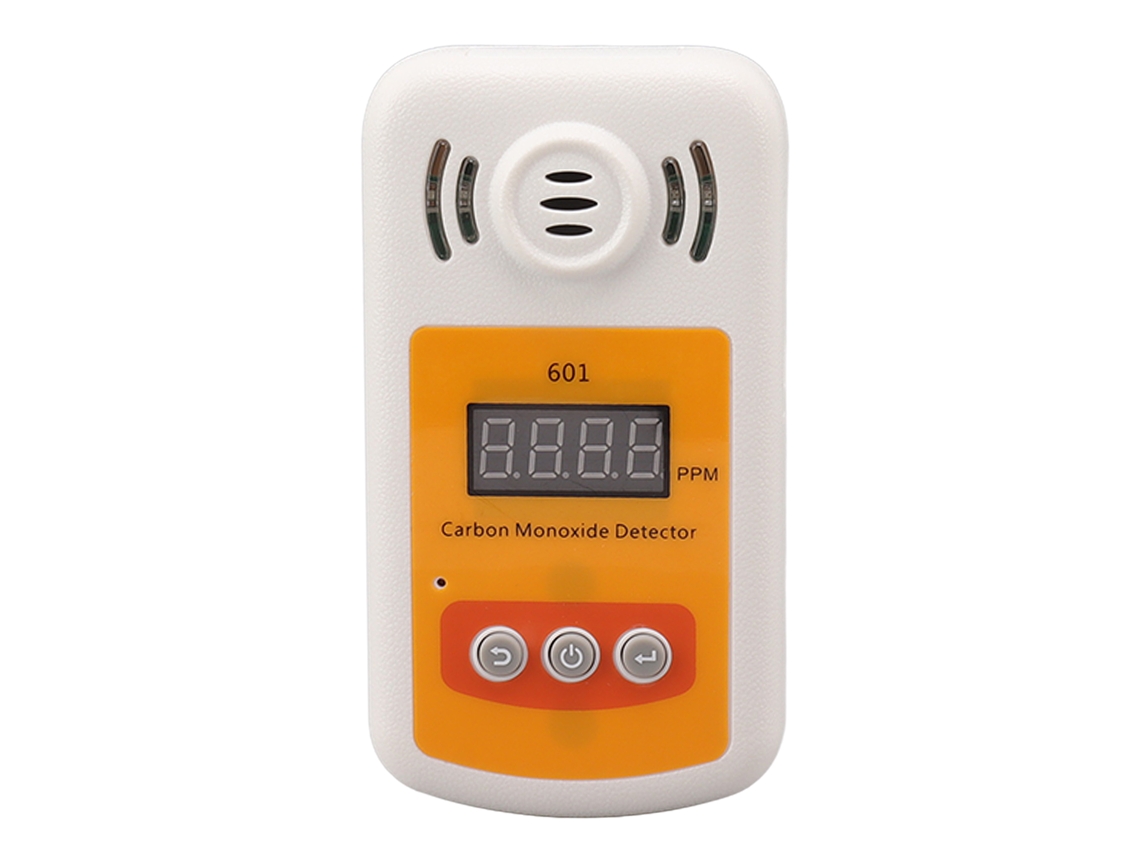 Detector de gás Primerox CO portátil com alarme sonoro e luminoso