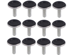 Vaguelly Conjunto De 12 Pés Niveladores Ajustáveis Para Móveis, Resistentes À Corrosão, Para Mesas E Cadeiras, Ferro