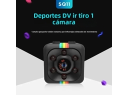 Câmera para Drone Sq11 Mini Hd, Cartão de Visão Noturna, Gravação Dire MDUG