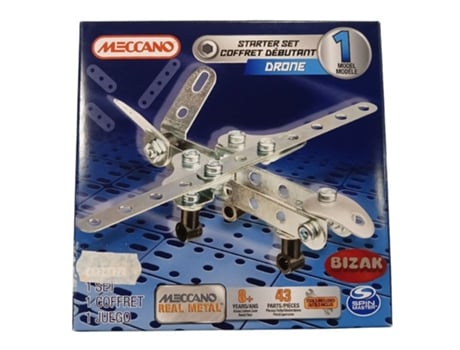 Meccano Drone Pequeño De 43 Piezas 1670 Dr Bizakp19