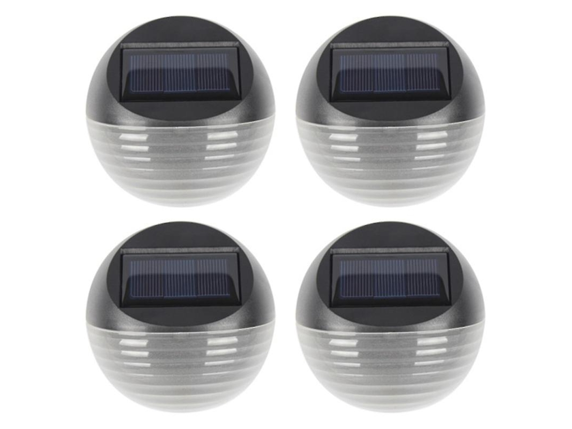 4pcs Lâmpada Externa À Prova Dágua