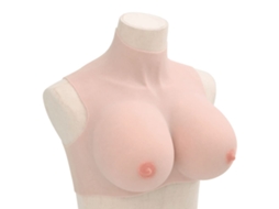 Vidaxl Peitoral De Silicone Caucasiano Copa H