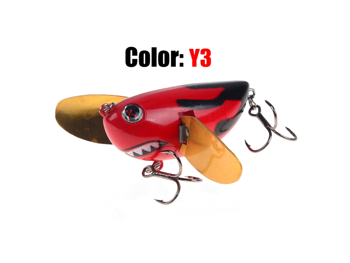 Lure (surface Bait, High-end Popper Design) Yuexinghui New Gold Wing Fishing Bait