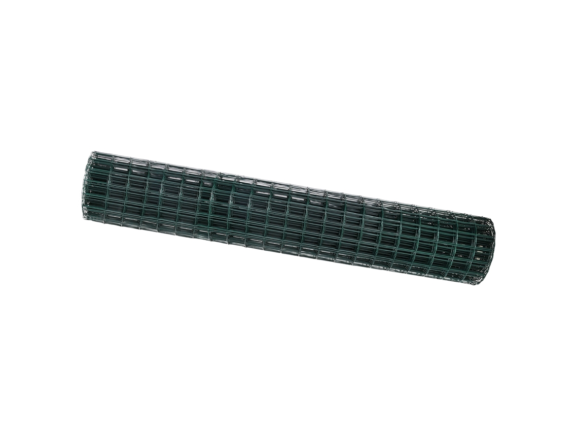 Conjunto 1 Cerca Euro Vidaxl Verde Ferro (1,6 X 10 M)