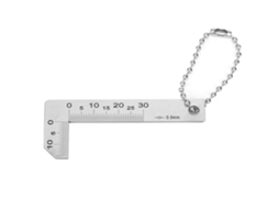 YURU goniómetro Protetor de Ângulo 0 30mm de Aço Inoxidável para Medição Precisa