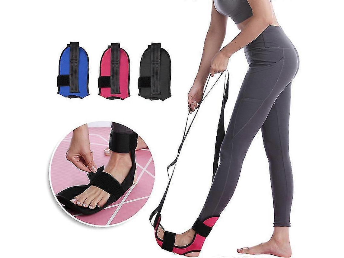 Omni-cinta De Estiramiento Para Pies Y Piernas, Banda Para Ligamentos De Tobillo, Ideal Para Rehabilitación Y Ejercicios Negro