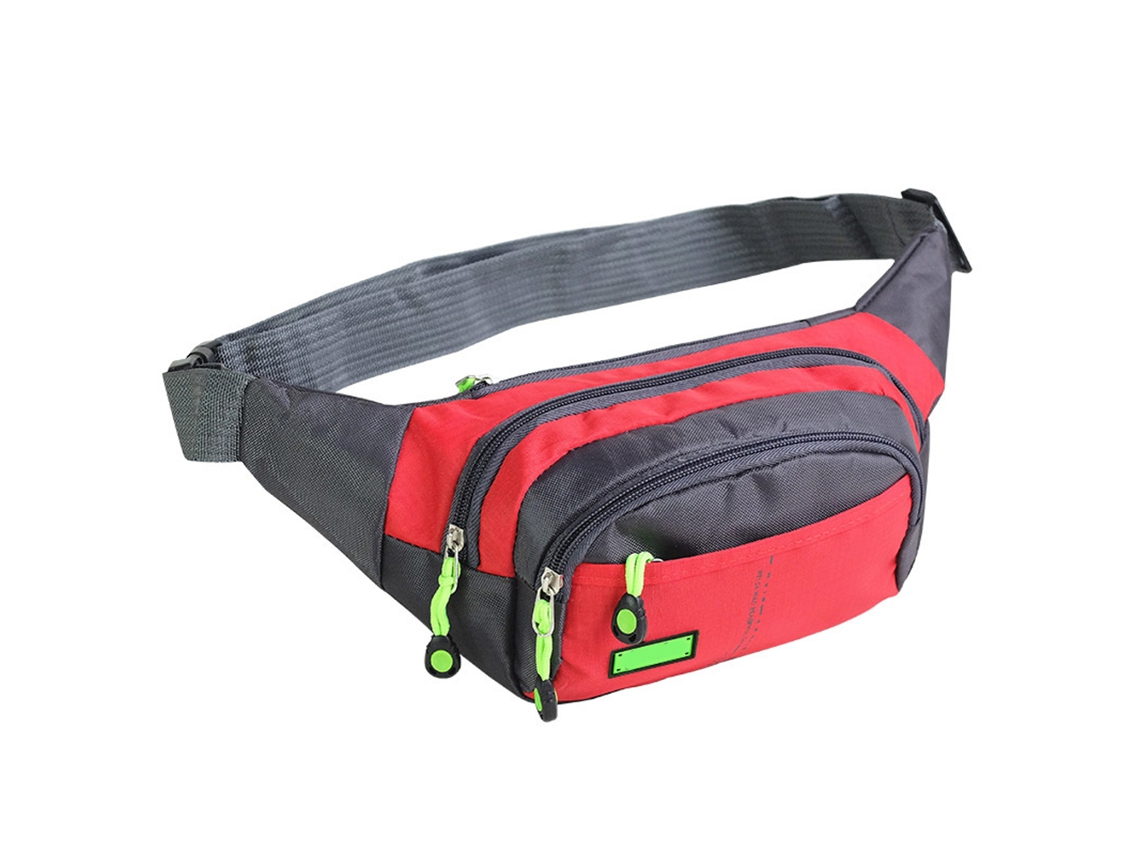 Bolsa de Cintura AQUAFORGE impermeável com bolsos porta celular e zíper leve para caminhada