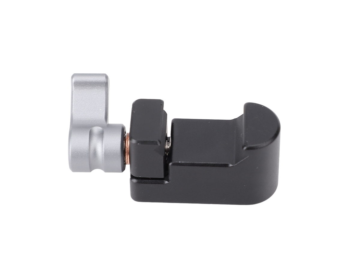 Camera Cage Extension Clamp With 1/4inch 3/8inch Thread Hole Quick Release Rail Clamp For Cold Shoe Adapter Articulating Arm LAXISCREED