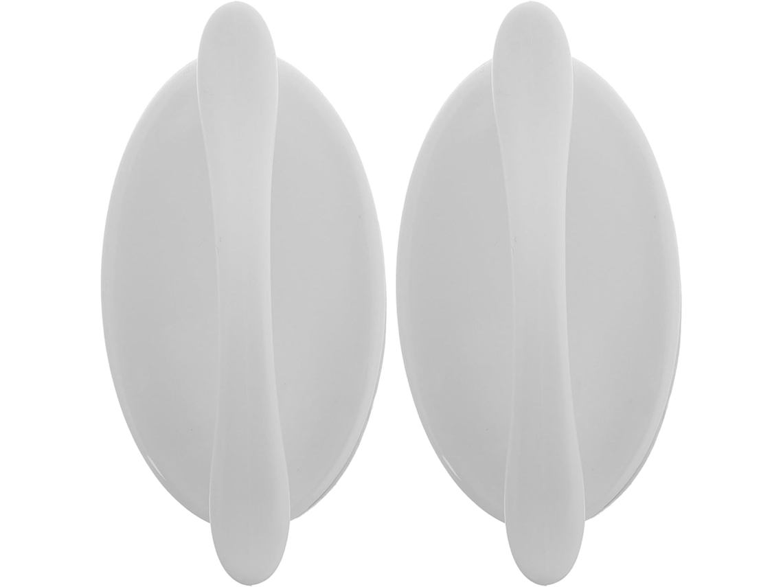 Inoomp Conjunto De 2-puxadores Plástico Para Portas Vidro Com Design Ergonômico E Pegada Confortável Gavetas