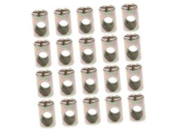 Kit Luxshiny Com 20 Peças De Porcas Fixação Cruzadas E Cilíndricas Para Móveis