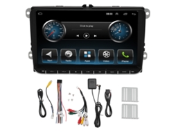 Estéreo Carro 9 Polegadas Touchscreen Com Gps E Carplay