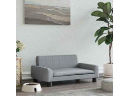 Vidaxl Cama 70x45x30 Cm Tecido Cinzento-claro