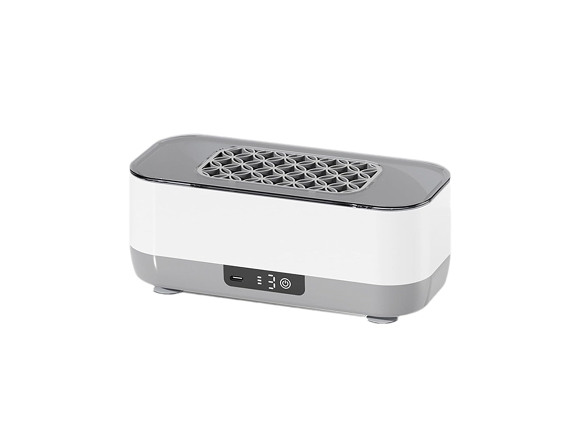 Aparelho de Limpeza Ultrassônica Limpador de Joias, Lavador Doméstico - Limpador Multimodo 360° JYTGALX (branco)