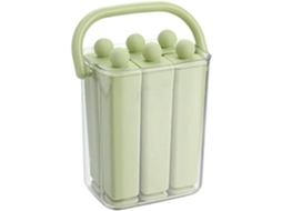 Forma Para Picolé, Recipiente Longo De Silicone Reutilizável