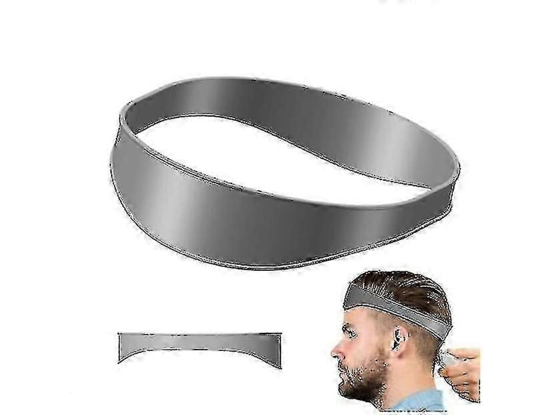 Faixa De Guia Para Corte De Cabelo Cinza