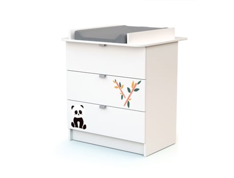 Cómoda Muda-Fraldas WEBABY (Branco)