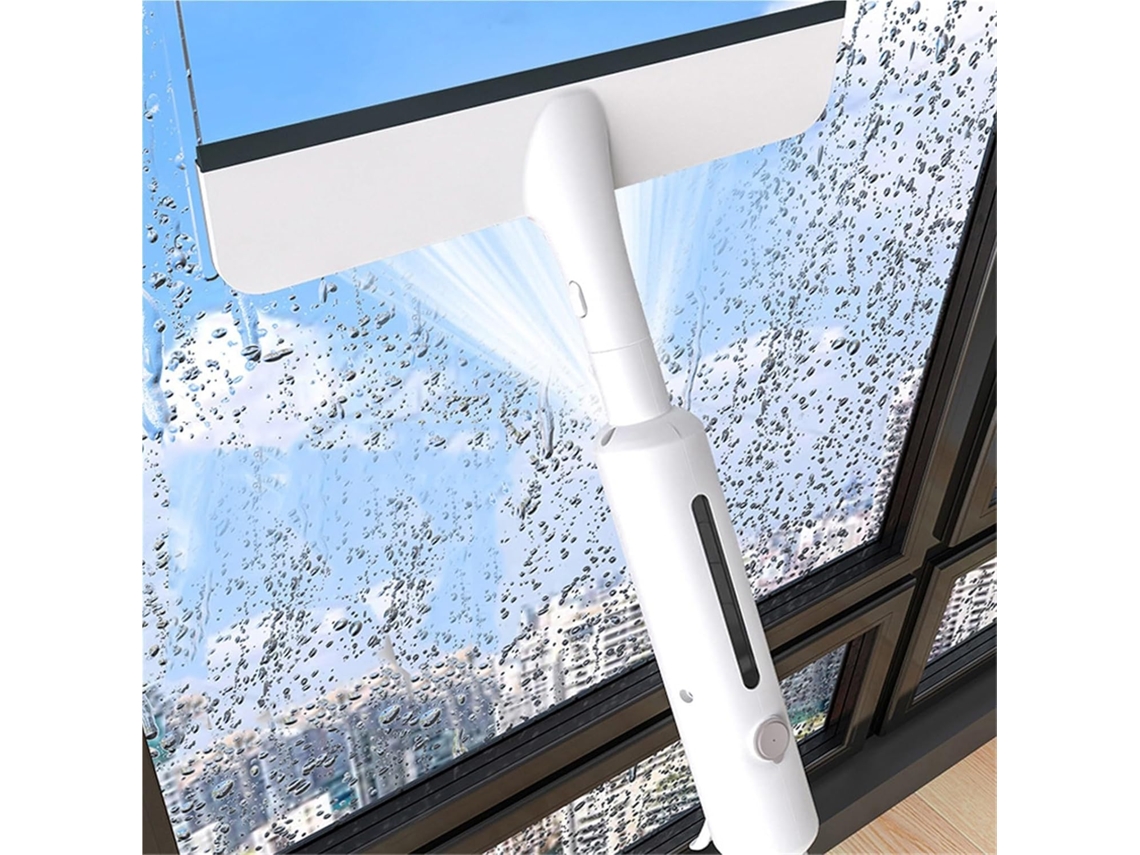 Ferramenta De Limpeza Janelas 57 Polegadas Com Haste Extensível, Rodo Giratório 2em 1 Para Kit De Limpeza Janelas, Kit
