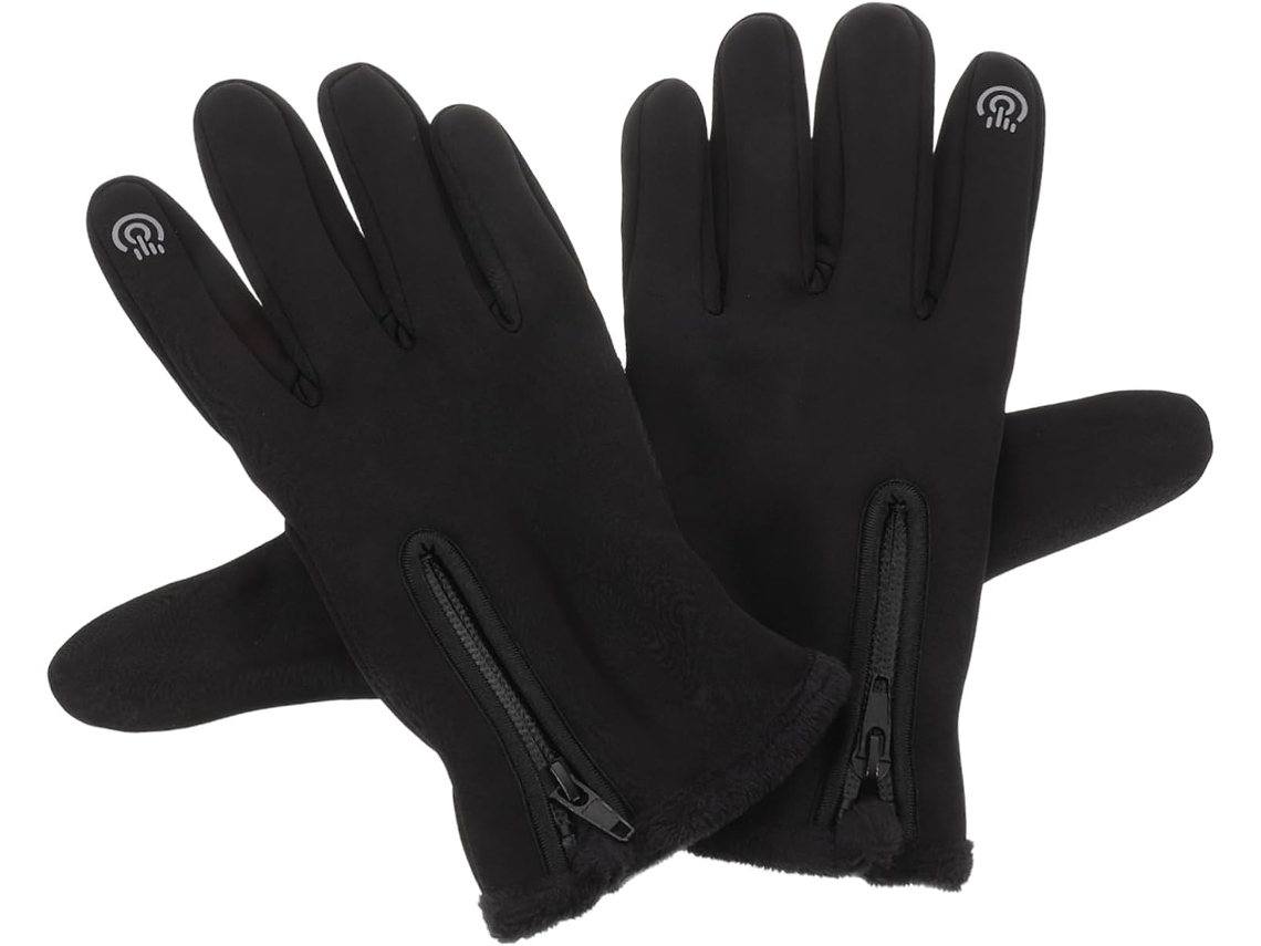 Jaqueta Masculina Toddmomy Para Inverno, Quente E À Prova De Vento, Com Controles Sensíveis Ao Toque Na Ponta Dos Dedos