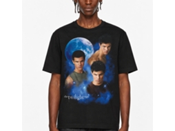 Rockinstone Twilight Movie Jacob And Moon Black Adult T-shirt Size:xxxl