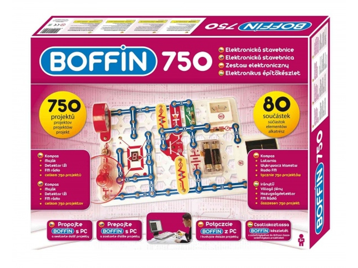 Kit eletrónico BOFFIN 750 (8 anos)