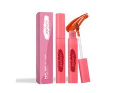 Batom Matte Laranja Vermelho Removível