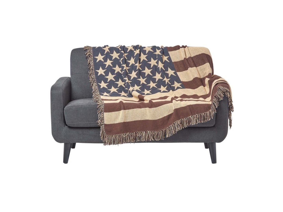 Homescapes Usa Flag Throw