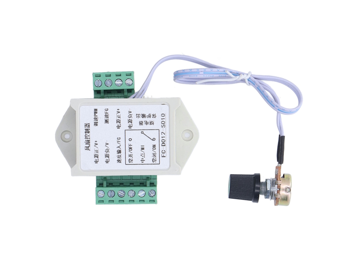 Controlador De Ventoinha Pwm 12v 4 Fios Com Proteção E Regulação De Velocidade Laxiscreed