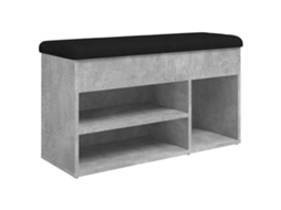 Shoe Bench, Shoe Benches Vidaxl Cinzeto Madeira Processada (n/a)