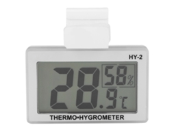 Termômetro Digital de Temperatura e Umidade para Aquário, Casa, Ambiente Interno e Externo | S/MARCA