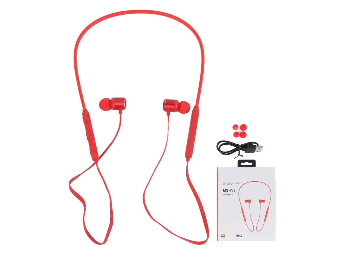 Fones Bluetooth intra auriculares EOOCOO com bateria integrada, controle por Hall
