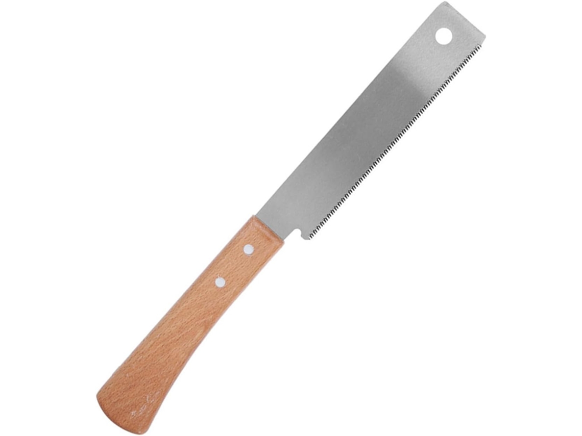 Serra Manual Pequena De 30 Cm (12 Polegadas) Para Trabalhos Em Madeira Com Cabo De Corte Rente Para Uso Doméstico.