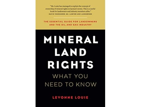 Livro Mineral Land Rights What You Need to Know de Levonne Louie (Inglês)