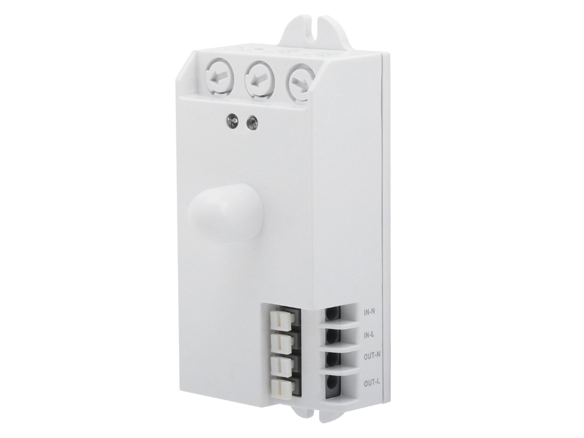 Interruptor Sensor Micro-ondas Tdl-1913 5.8ghz Pvc Branco