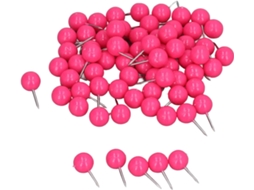 100 Tachinhas De Cortiça, Tachinhas De Aço Com Cabeça De Plástico, Tachinhas Decorativas Para Murais, Pôsteres, Material