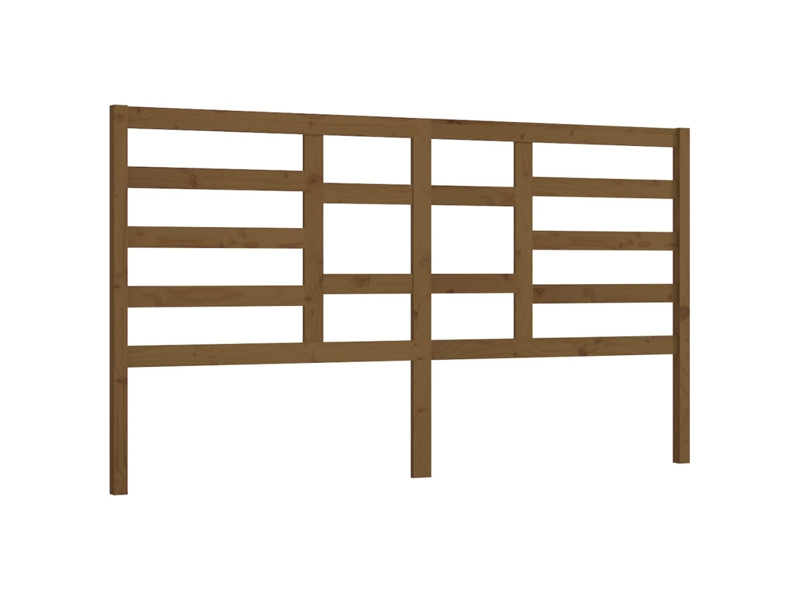 Bed Headboard, Bed Headboards Vidaxl Marrom Madeira De Pinho (206 X 104 Cm)