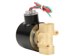 Válvula De Cobre Norm. Fechada Solenoide 24v Dc