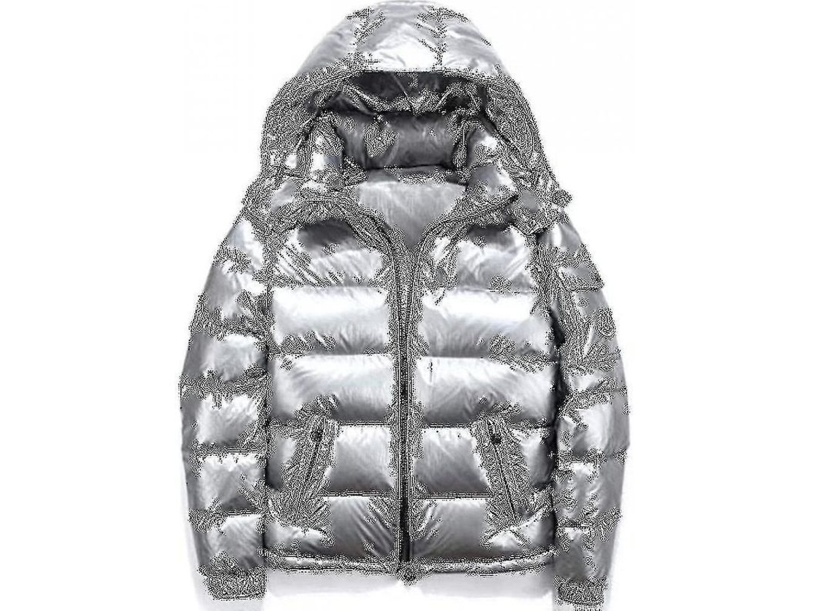 Chaqueta de Plumas HOMME Fasst com capuz, branco, 86% plumas de pato, casual