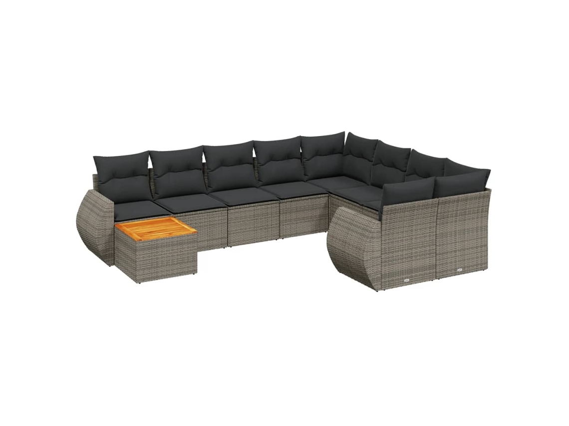 Garden Sofa Set, Garden Sofa Sets Vidaxl Cinzeto Rattan / Vime (n/a)