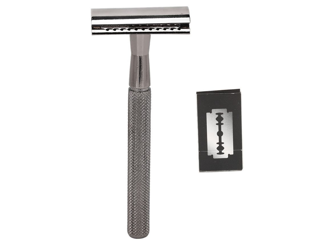 Podadora De Barba Manual De Doble Filo Impermeable